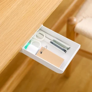 Hộc Dán Ngăn Bàn, Ngăn Kéo Bàn Mini Để Văn Phòng Phẩm, Lưu Trữ Đồ Tiện Ích