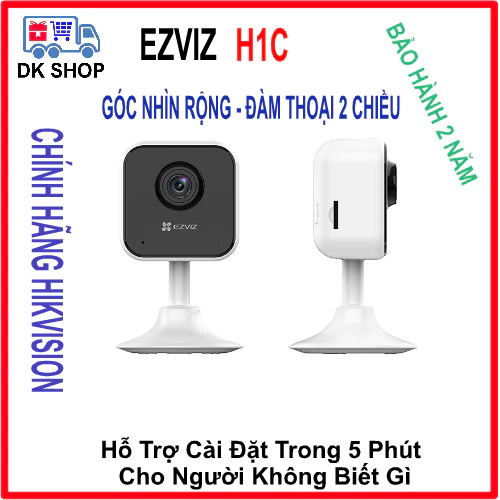 Camera Thông Minh IP Wifi (Hikvision) Ezviz H1C 1080P – 2MP – Đàm Thoại 2 Chiều – Góc Rộng – Trong Nhà